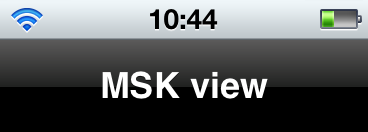 MSK view